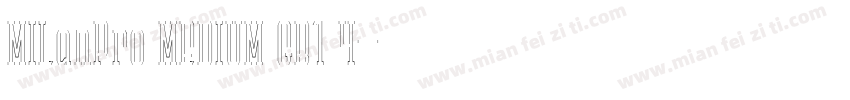MILanPro MEDIUM GB1 4字体转换